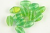 1 STRAND (25pc) 8x6mm HURRICANE GLASS PERIDOT OPAQUE YELLOW BICONE CZECH GLASS BEADS CZ115-1ST